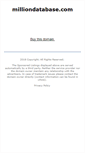Mobile Screenshot of milliondatabase.com